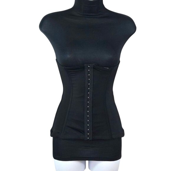 Waist Cincher Adjustable Closure 1X Black Slimming Supportive Shapewear - Picture 1 of 8